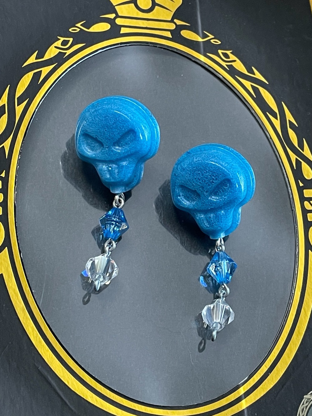 Twisted Wonderland Idia Shroud Inspired Groovy Candy Short Earrings